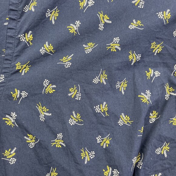 Ben Sherman The Casino Shirt Button Up Blue Floral AOP Long Sleeve Mens XL - Picture 7 of 15